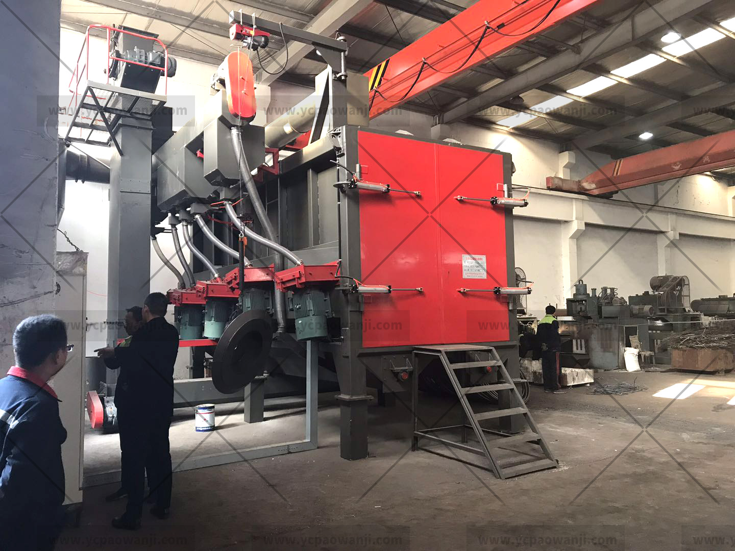 江蘇拋丸機除銹設備 線材盤圓拋丸機鋼筋拋丸特點及其性能有哪些?